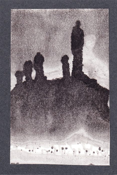 Tusche-Zeichnung von Turid Schuszter