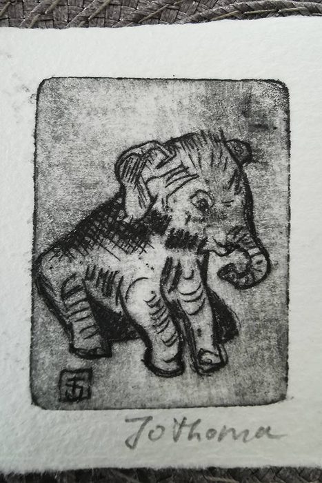 Radierung von Jo Thoma