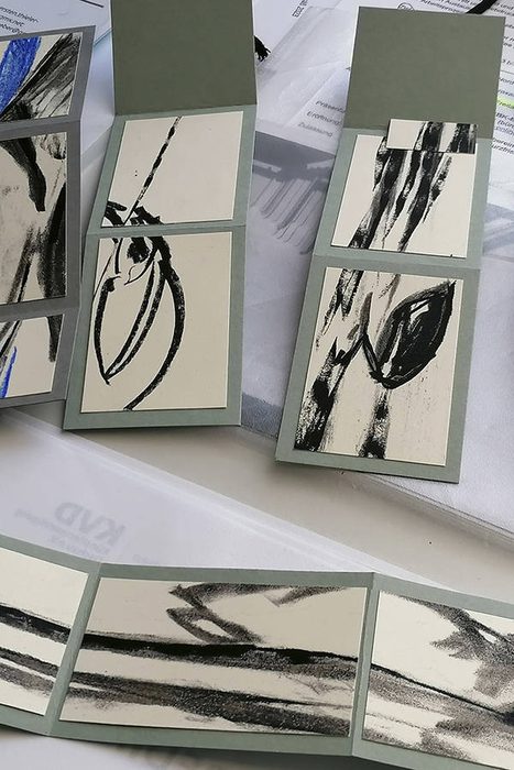 Tuschezeichnung von Jeannette Scheidle