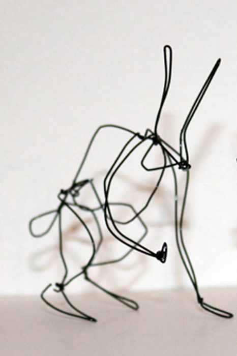 Drahtfigur von Turid Schuszter