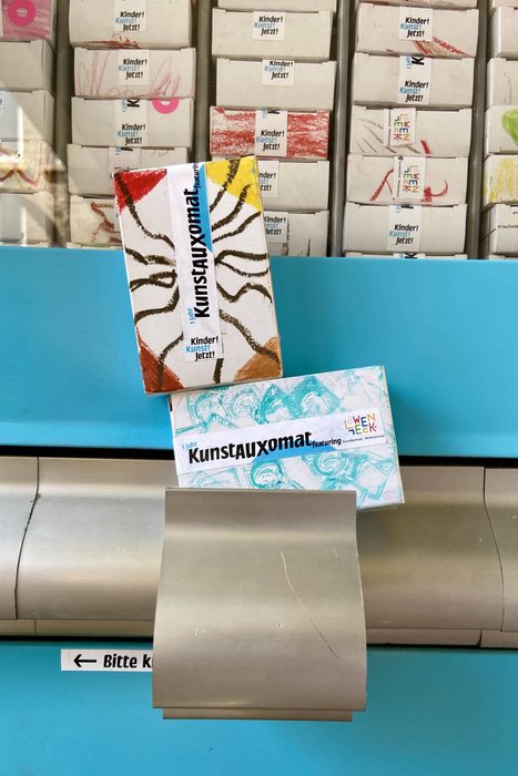 Bemalte Schachteln frisch gezogen
