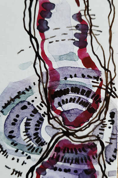 Aquarell von Liliana Mesmer