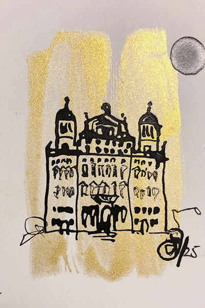 Zeichnung von Johanna Schreiner