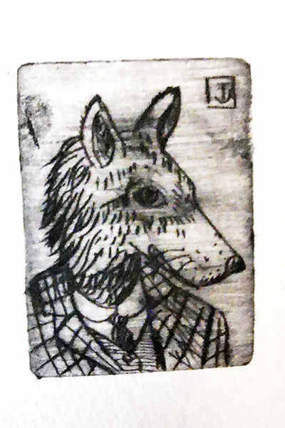 Radierung von Jo Thoma