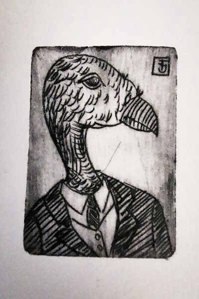 Radierung von Jo Thoma