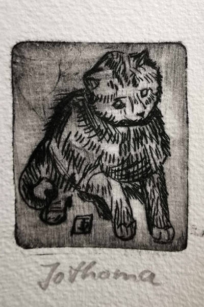 Radierung von Jo Thoma