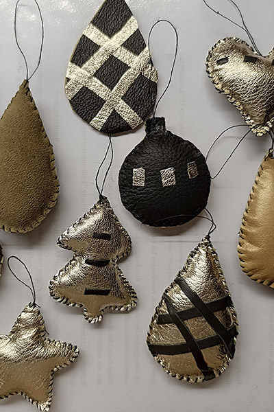 Lederanhänger von Gisela Frank