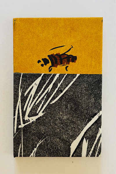 Holzschnitt/Collage von Anneliese Hirschvogl