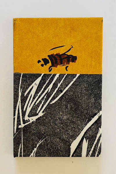 Holzschnitt/Collage von Anneliese Hirschvogl