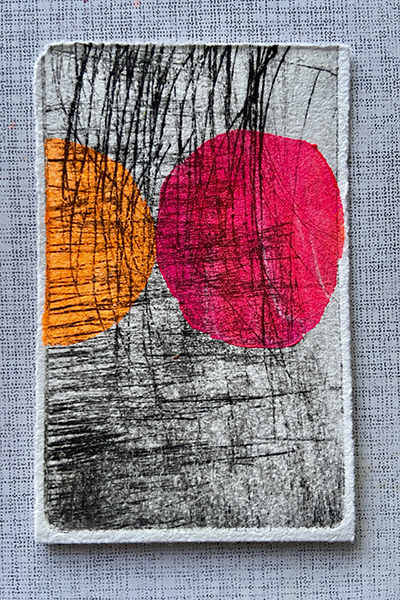 Druck und Radierung von Katinka Molde