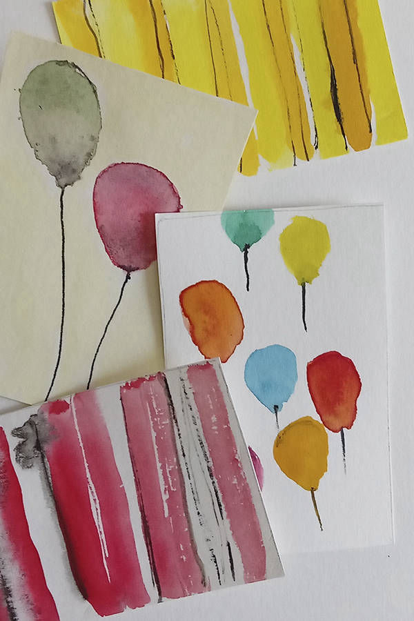 Aquarelle von Gisela Frank