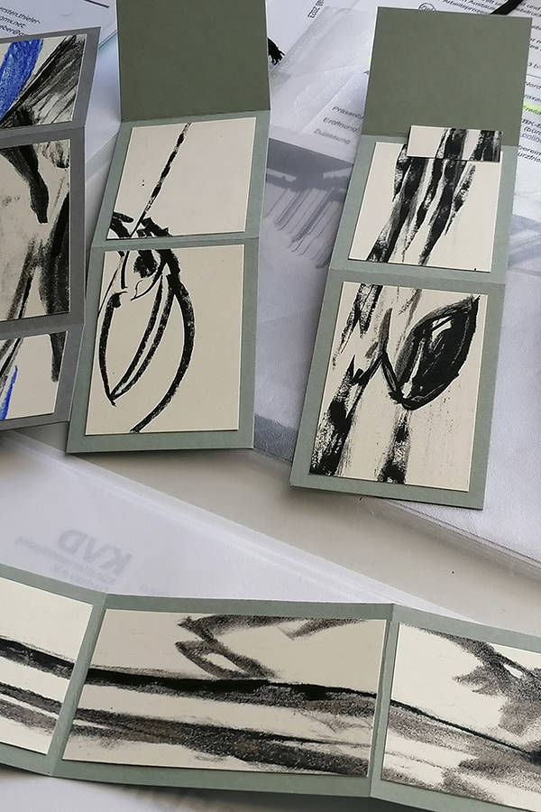 Tuschezeichnung von Jeannette Scheidle