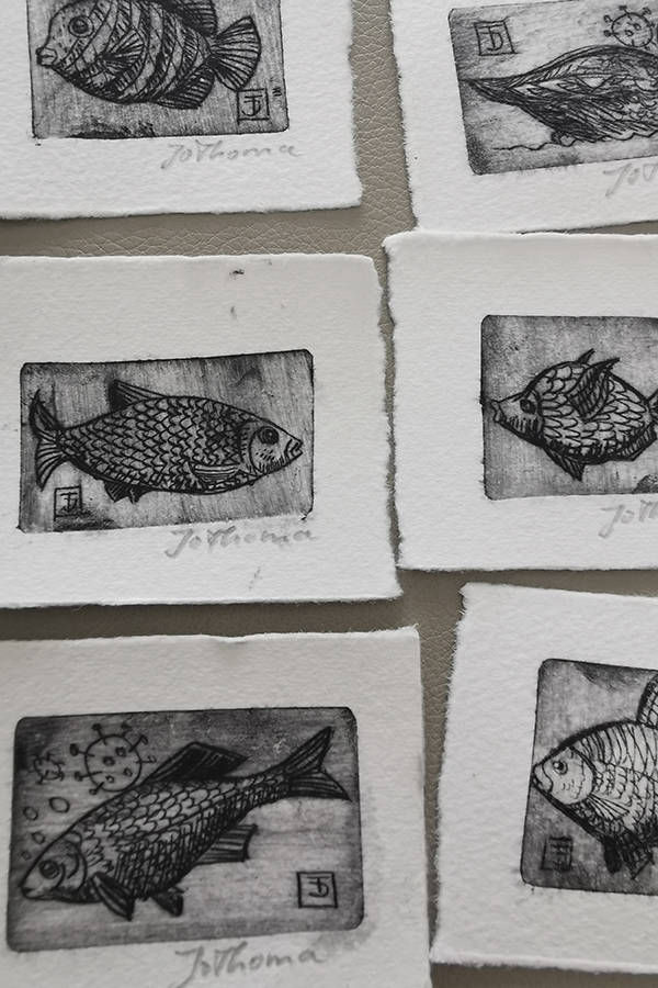 Radierungen von Jo Thoma