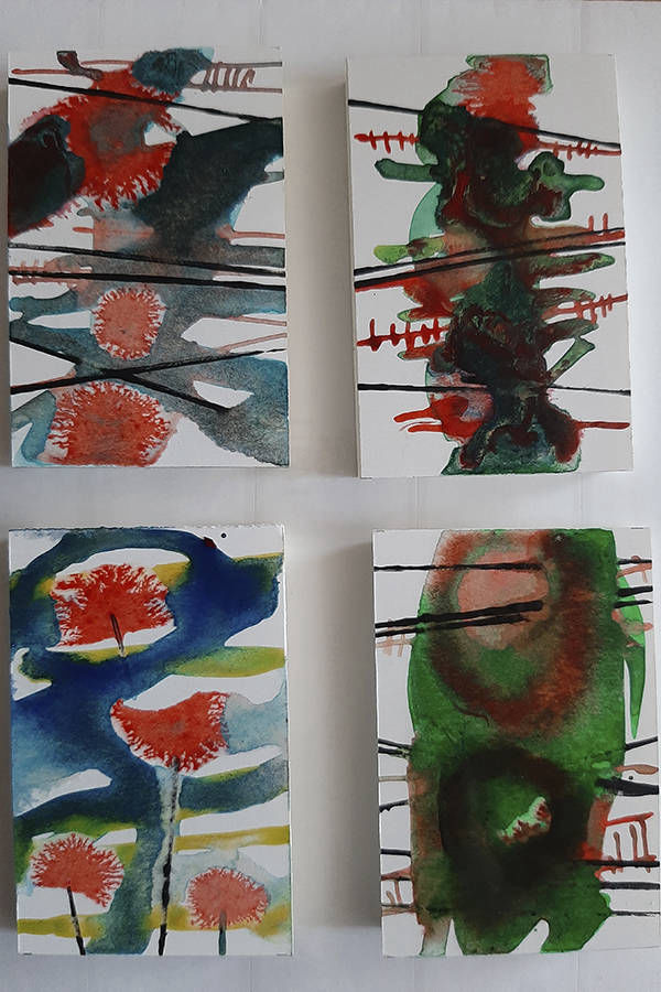 Aquarelle von Liliana Messmer