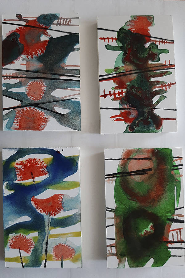 Aquarelle von Liliana Messmer