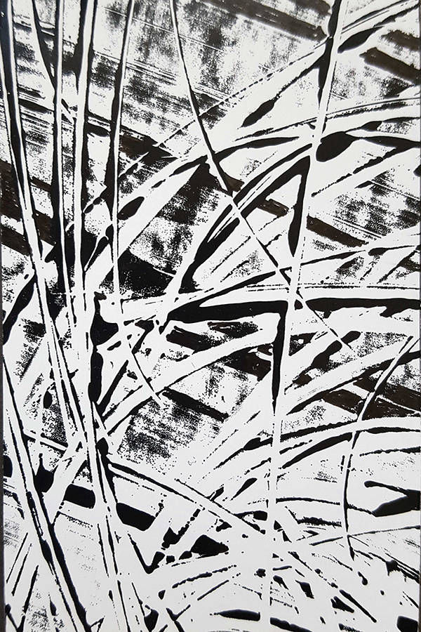 Linolschnitt von Turid Schuszter